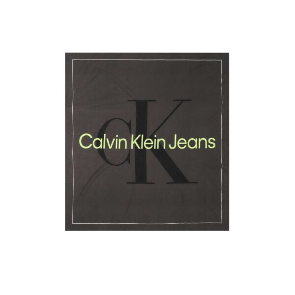 Calvin Klein Jeans juodas organinės medvilnės šalikas